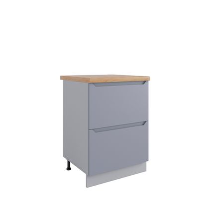 Кухня Модуль КМЯ 600 Тренто Серый эмалит