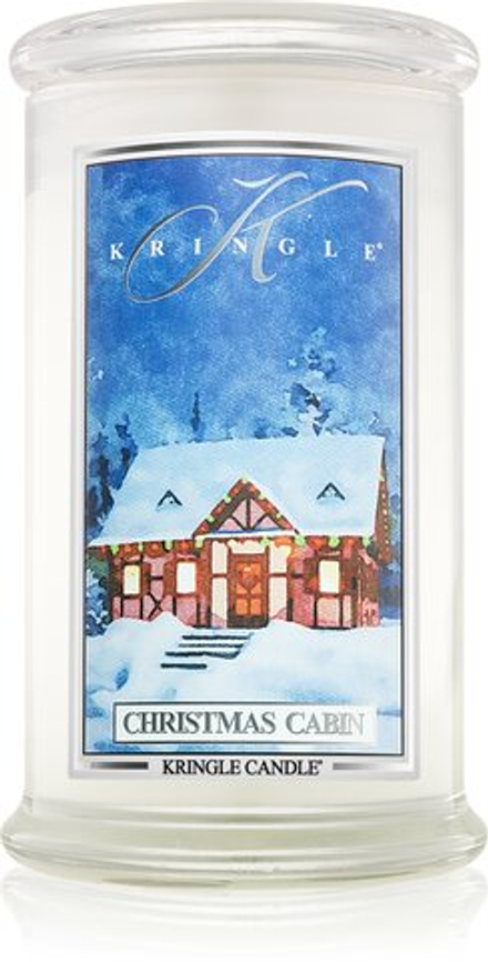 Kringle Candle Christmas Cabin - ароматическая свеча /   624  g  / GTIN 846853079004
