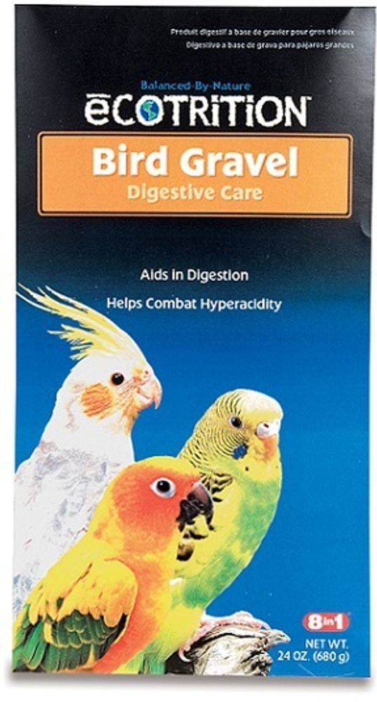 8in1 гравий для заполнения зоба птиц Bird Gravel для корелл, волнистых и др. попугаев 680 г
