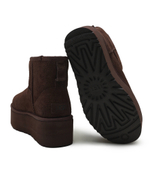 Кожаные угли classic mini platform UGG - коричневый(1134991)