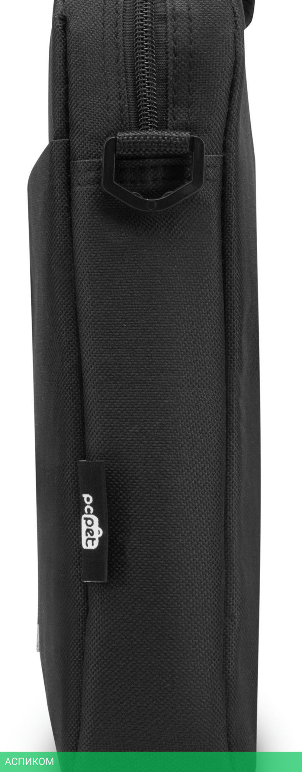 Сумка для ноутбука PC Pet HQ Classic черный/синий (PCP-1001BL)