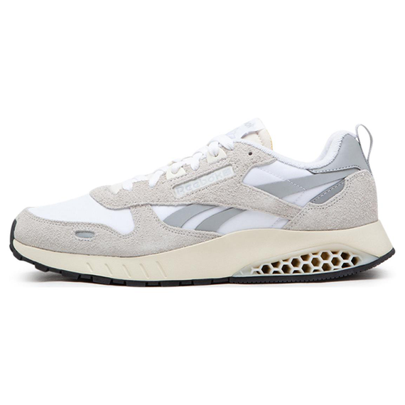 reebok Classic Leather Беговые кроссовки Низкие Бело-серые Унисекс