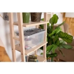 Контейнер для хранения с крышкой «MobiBox», цвет серый, 22*38*17см 10л