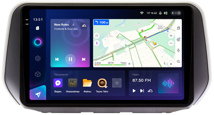 Магнитола для Hyundai Santa Fe 2018-2020 - Teyes CC3-2K QLed Android 10, ТОП процессор, SIM-слот, CarPlay