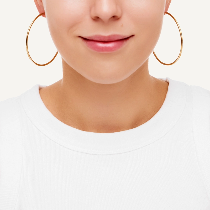 Серьги-кольца Элегантные