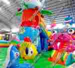 Коммерческий надувной батут "На морском дне" 15*8*7 м