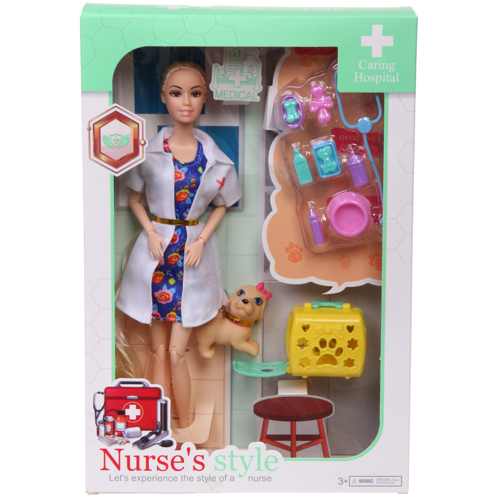 Кукла «Ветеринар Шерон», 33*22*5,5 см, с аксессуарами