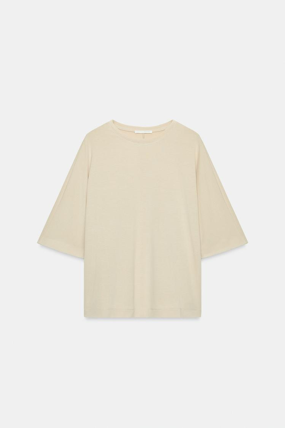 ZARA ТОП С РУКАВАМИ «ЛЕТУЧАЯ МЫШЬ», ПЕСОЧНЫЙ