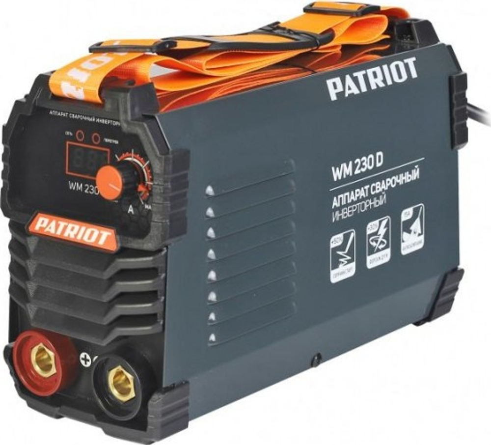 Сварочный инвертор PATRIOT WM230D MMA + маска 311D 605302290