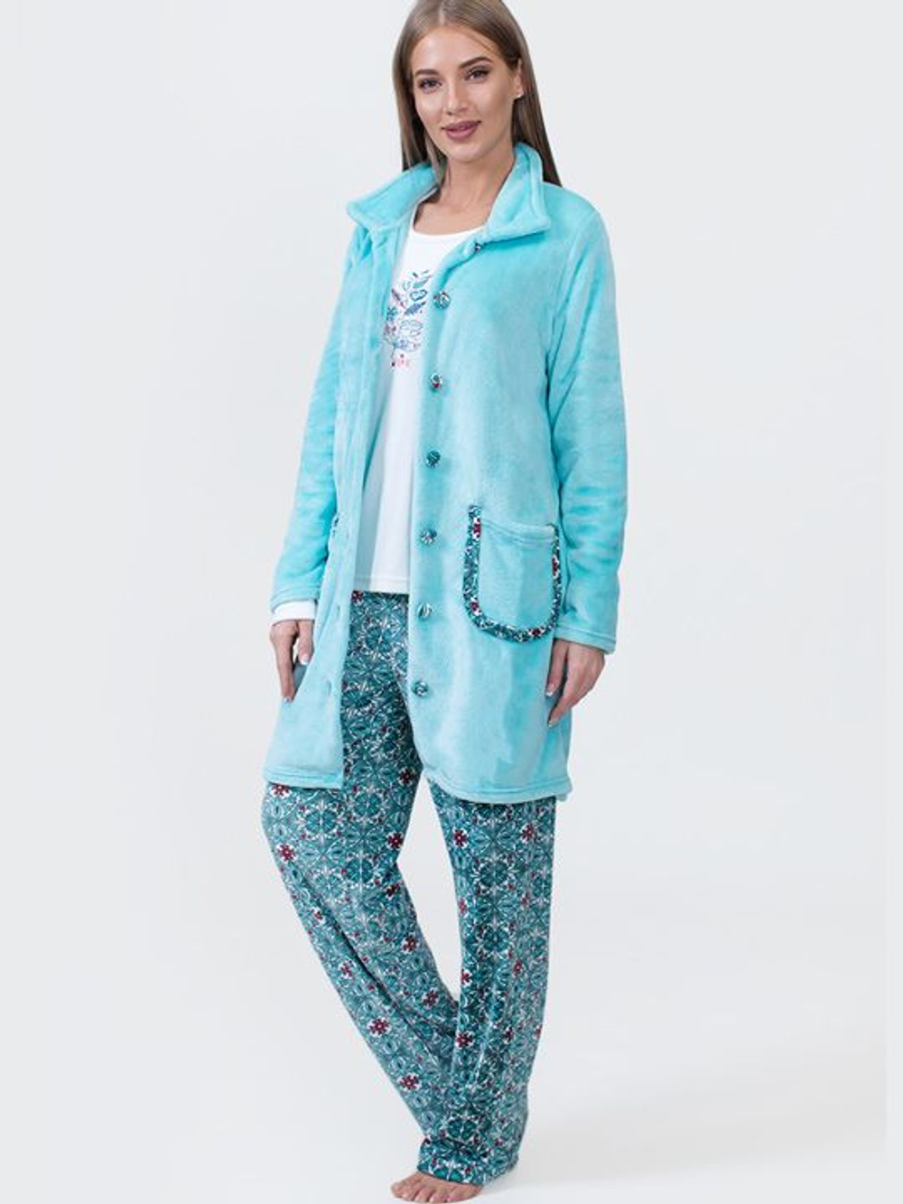 Домашний комплект из трех предметов (Размер: L) (Цвет: мятный)