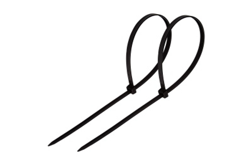 Хомуты нейлоновые черные 350х4,8мм (100 шт/уп)
