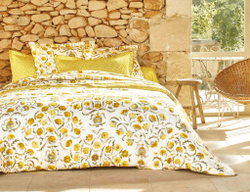 Постельное белье 2 спальное евро Blanc des Vosges Jardin Oriental Miel