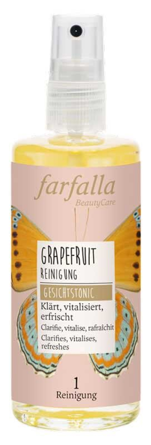 Очищающий тоник для лица Farfalla с грейпфрутом