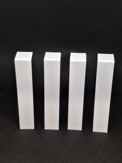 Соединитель для плинтуса 80x17 мм, белый пластиковый - 4 шт.