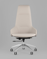 Кресло руководителя TopChairs Soulo светло-серый, серый