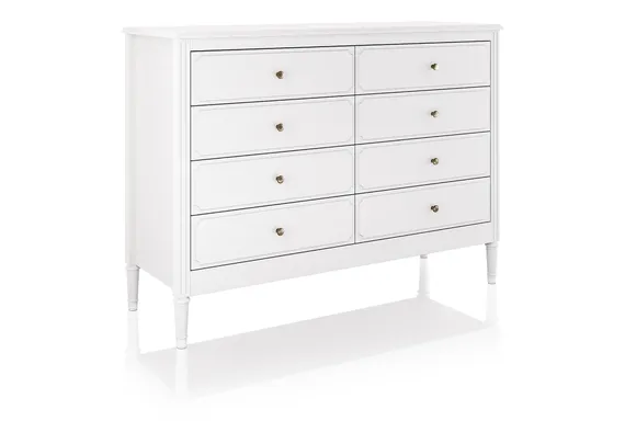 Комод Elit 8 ящиков (белый)