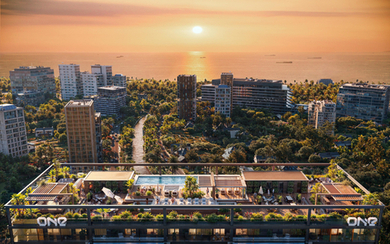 ЖК "STAY&RENT" Грузия, Батуми. Жилой комплекс премиум-класса в новом центре города. Рядом пляж 850м, парк Качиньских, велодорожки, ТРЦ и аэропорт в 5 минутах. Победитель European Property Awards 2025-2026 в номинации «Многофункциональные комплексы»