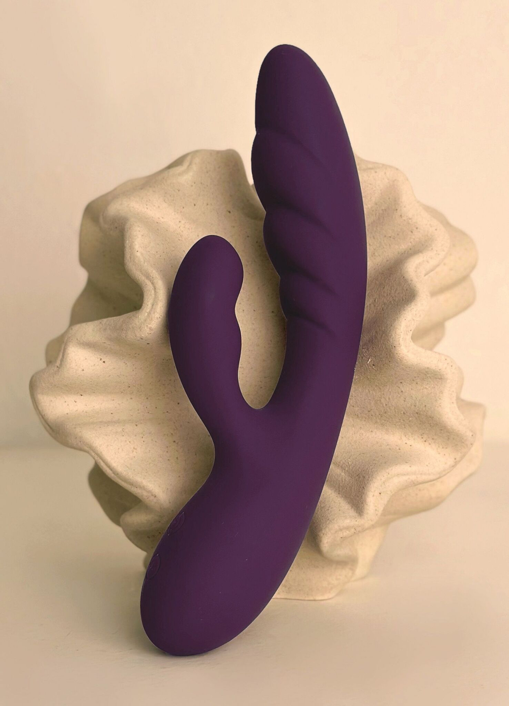 Фиолетовый вибратор-кролик Atlas - 19,8 см.