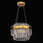 Citilux Sheldon CL339143 LED Люстра хрустальная с пультом Бронза