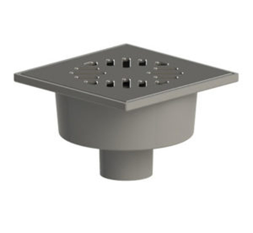 50 трап с вертик. спуском  ПП решетка 150*150 нерж. сталь ТП 102.50-150VSHs ТАТПОЛИМЕР