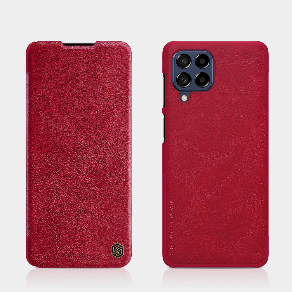 Кожаный чехол-книжка Nillkin Leather Qin для Samsung Galaxy M53