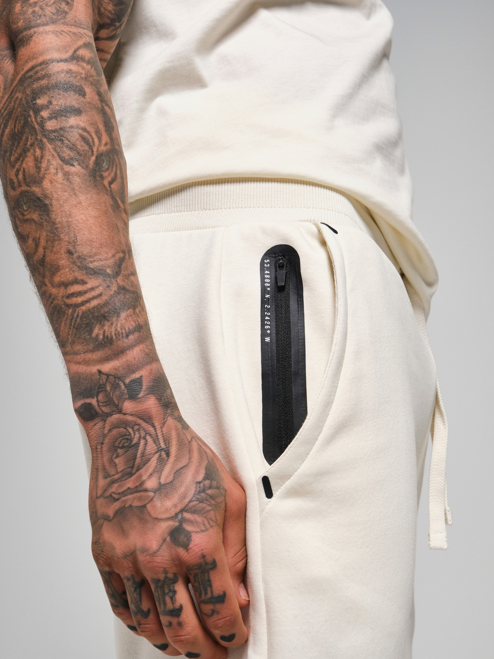 Спортивные штаны мужские ORIGINAL CREATOR JOGGERS, Молочный