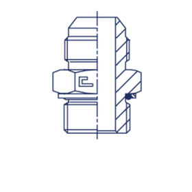 Штуцер FH JIC 1.7/8 - BSP 1.1/2