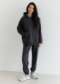 Джоггеры OVERSIZE, графит NEW