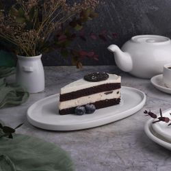 Блюдо овальное 24,4*14,5 см h1,7 см для подачи белое фарфор NEW P.L. Proff Cuisine [5]