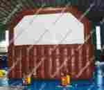 Большой батут-горка "Пиратский корабль 2" с пушками