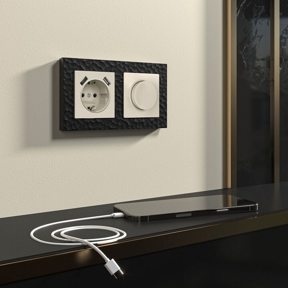 Диммер без рамки Werkel айвори матовый W1142062