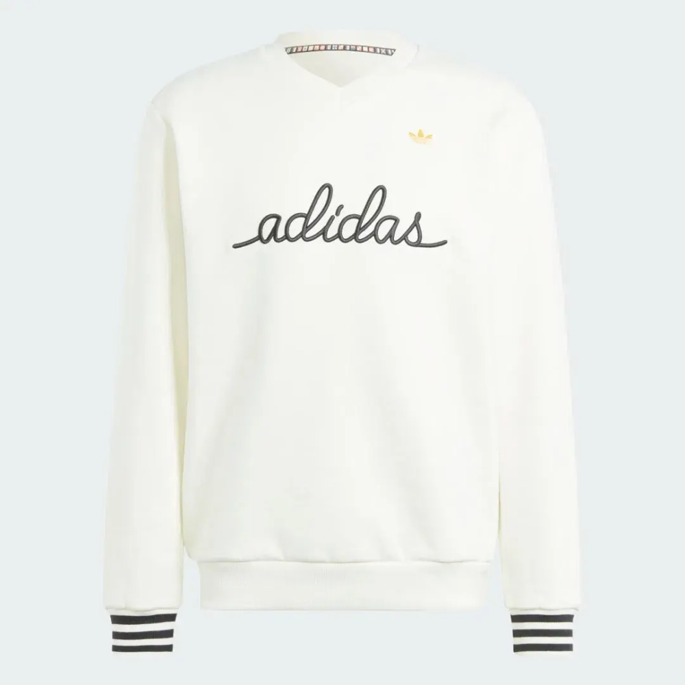 Лонгслив Adidas (с вышивкой), бел.
