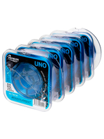 Леска для рыбалки Premier Fishing UNO Blue Nylon 0,35mm, 5 штук по 100м (PR-U-B-035-100)