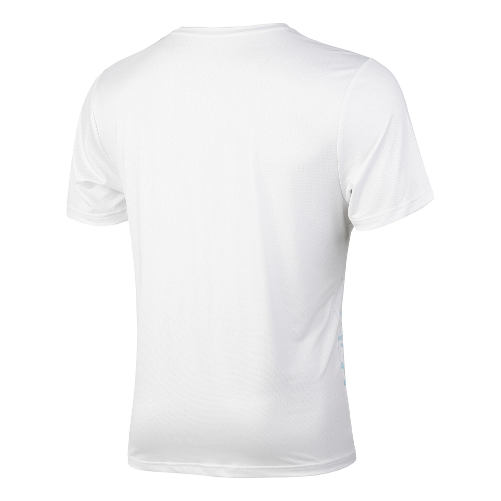 Мужское теннисное поло Quiet Please Ocean Receiver T-Shirt Men - White, Blue