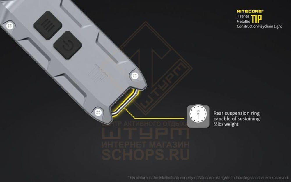 Фонарь брелок Nitecore TIP