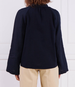 Льняная блузка Marc O' Polo - темно-синий(303 1305 42081)