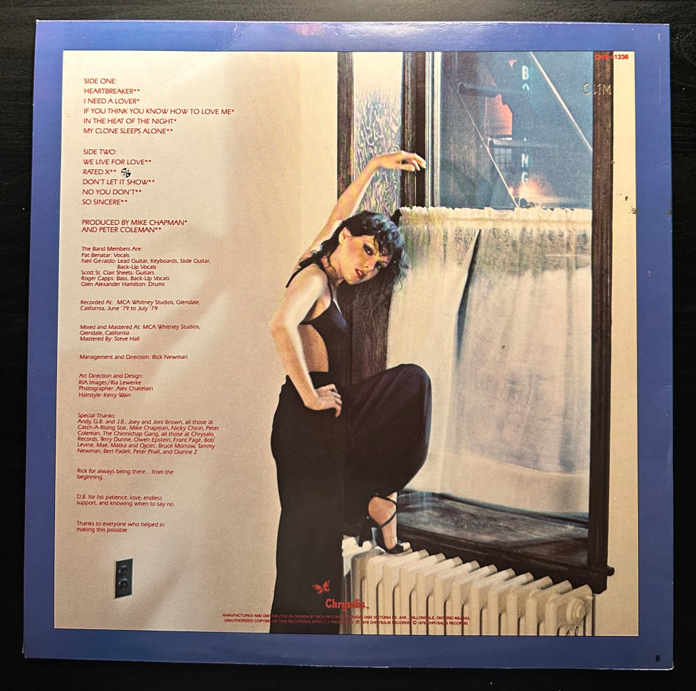 Pat Benatar- In The Heat Of The Night (Канада 1979г.)