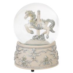 GAEM Фигурка декоративная в стекл шаре "Карусель" (ключ, муз), D 10 см, L10 W10 H14 см