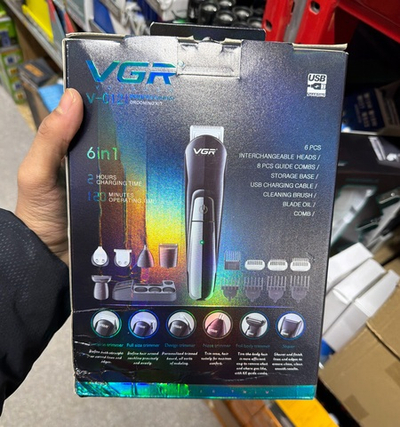 Машинка для стрижки VGR V-012 6 в 1