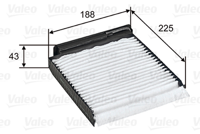 VALEO - 698753-VAL - Filter, cabin air