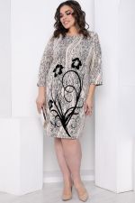 Платье "Образец обаяния" (беж) П8490 LT Collection