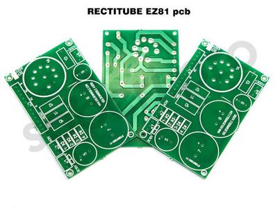 "RECTITUBE_EZ81" ламповый выпрямитель источника питания печатная плата