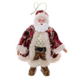 GAEM Украшение новогоднее "Дед Мороз" (блок 12 шт), L10 W4 H17 см, 2в.