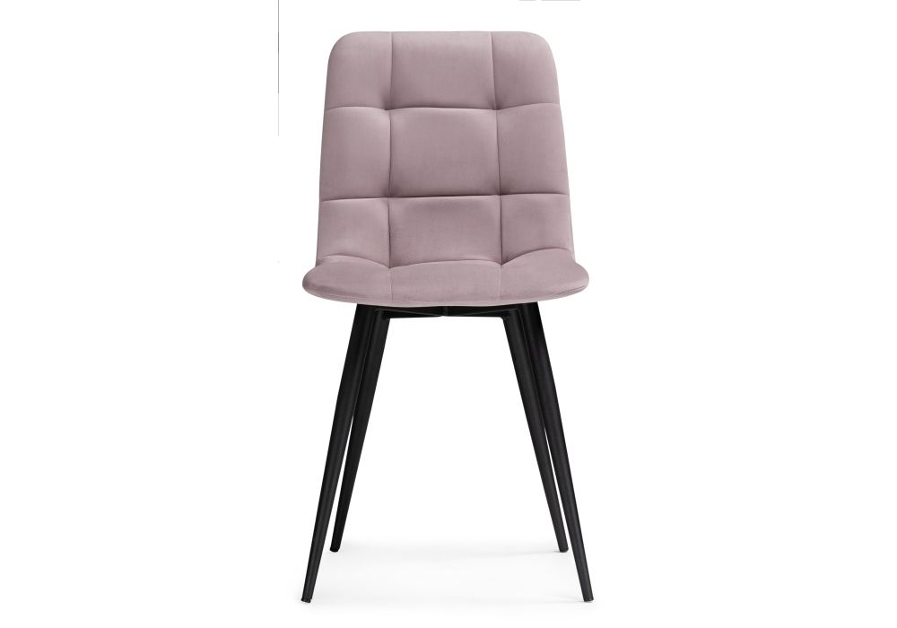 Стул на металлокаркасе Чилли К розовый / черный
