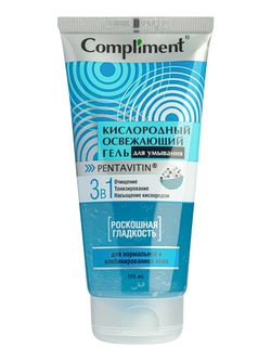 Compliment Кислородный освежающий гель для умывания 3 в 1 для нормальной и комбинированной кожи
