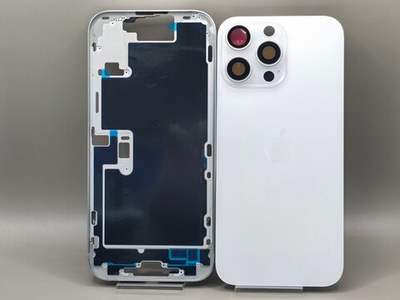 Корпус iPhone 16 Pro Max White Titan/ Белый титан ориг