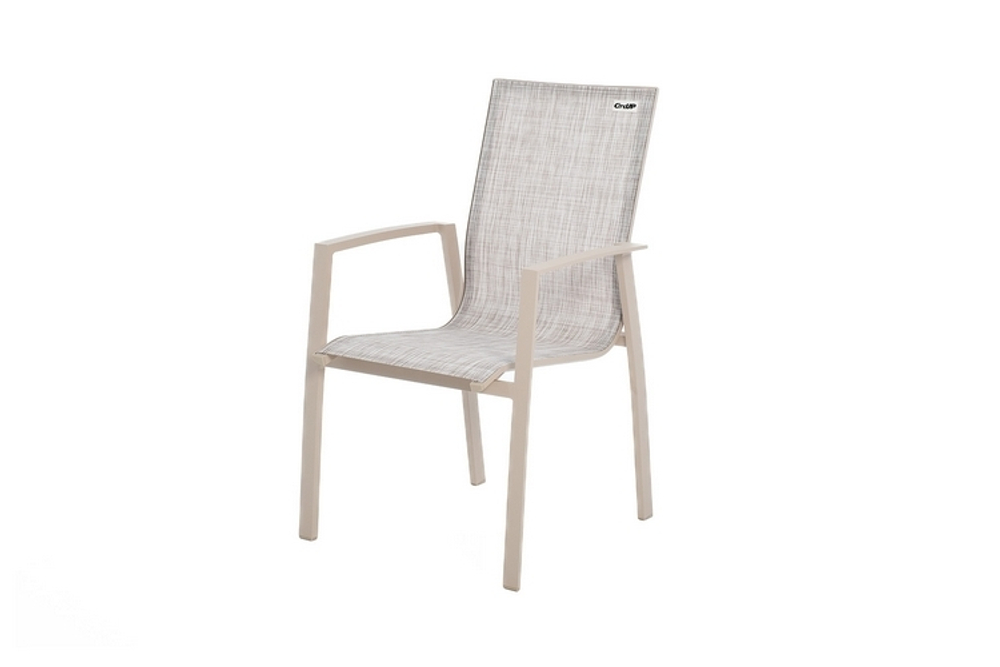 Стул из алюминия GONZO бежевый  Joygarden