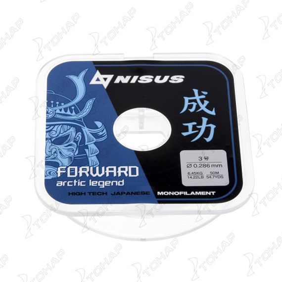Леска FORWARD ARCTIC LEGEND 0,286mm/50m Nylon Transparent (N-FAG-0.286-50) Nisus