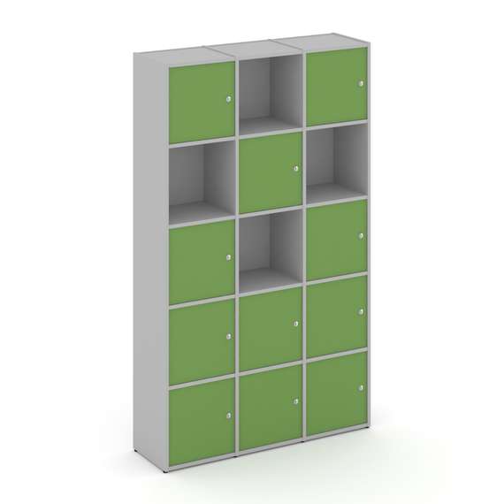 Locker plus Комплект №9 LK.K-009 Серый/Зеленый 1188*350*1983