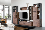 Глазго гостиная Тумба 2 дв. 2 ящ. Таксония / Металл Бруклин